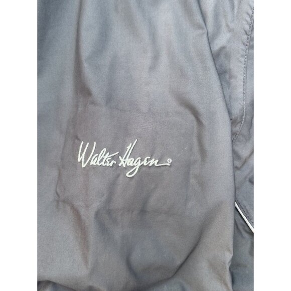 Walter Hagen 11 Golf Windbreaker Rain Jacket Black Men's Size XL - Picture 11 of 11